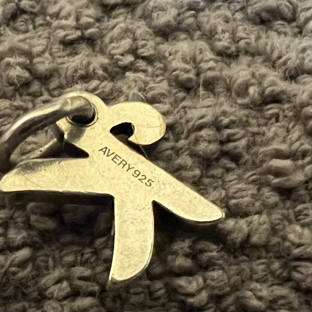 James Avery "K" charm in SS - Picture 2 of 2